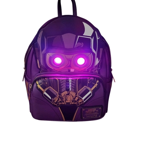 Loungefly What If...Star-Lord T'Challa Cosplay Light Up Mini Backpack - Picture 4 of 9
